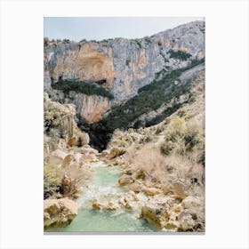 Spain River Scenery Canvas Print