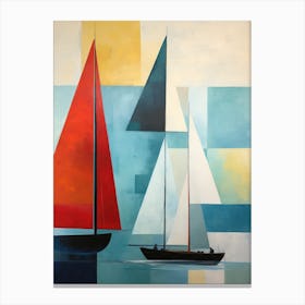 Sailboats 13 Canvas Print