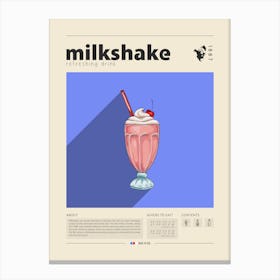 Milkshake Canvas Print