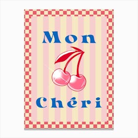 Mon Cheri (L) Canvas Print