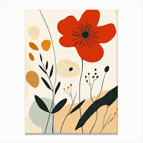 Red Poppy 2 Canvas Print