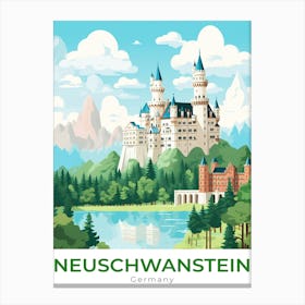 Germany Neuschwanstein Travel Canvas Print