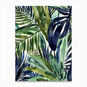 Tropical Leaves 5 Canvas Print