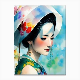 Geisha Girl 4 Canvas Print