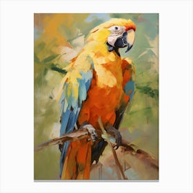 Bird Painting Macaw 4 Canvas Print