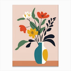 Matisse Flowers In A Vase 2 Canvas Print