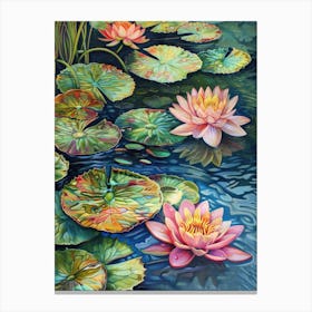 Water Lilies 11 Canvas Print