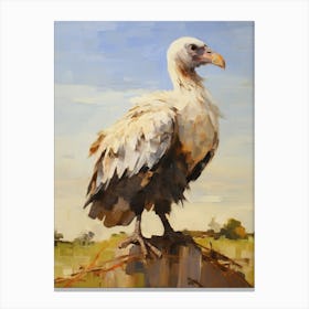 Bird Painting Vulture 2 Canvas Print
