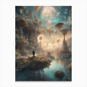 City In The Sky Canvas Print