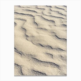 Sand Dune pattern texture Canvas Print