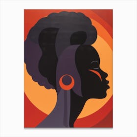 Portrait Of African Woman 4 Canvas Print