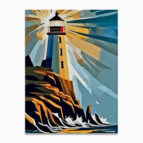 Finding the Way Lighthouse Canvas Print