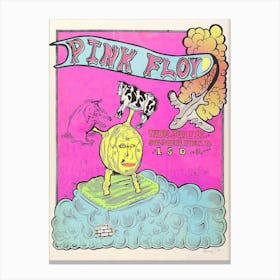 Pink Floyd Poster July 12, 1994 Soldier Field Chicago David Gilmour Nick Mason Canvas Print