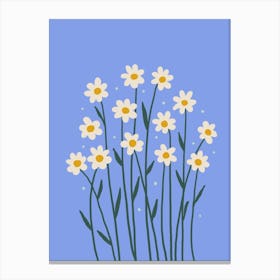 Simple Daisies Canvas Print