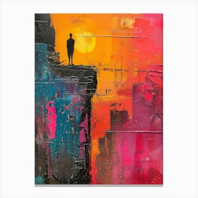 Sunset City 2 Canvas Print