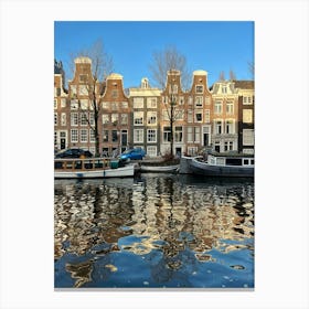 Amsterdam Canals Canvas Print