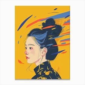 Asian Girl 35 Canvas Print