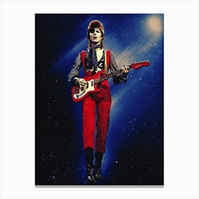 Superstars Of David Bowie Style Canvas Print