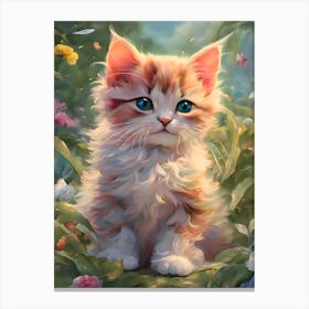 Cute Kitten Canvas Print