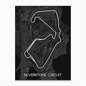 Silverstone car race Circuit United Kingdom Canvas Print
