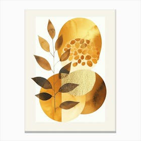 Golden Leaves 18 Canvas Print