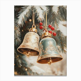 Christmas Jingle Bells Canvas Print