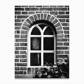 Window In A Brick Wall // The Netherlands Travel Photography Canvas Print