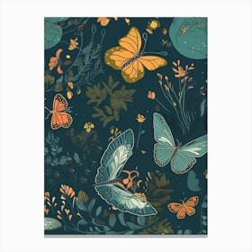 Vintage Butterfly Canvas Print