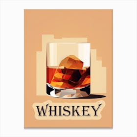 Raise a Glass: Whiskey Poster Collection 1 Canvas Print