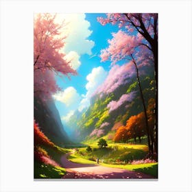 Sakura Trees 6 Canvas Print