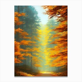 Autumn Forest 23 Canvas Print