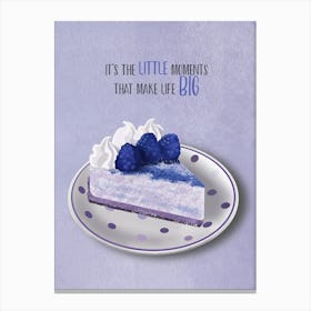 Berry Cake Canvas Print