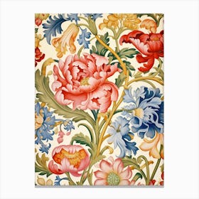 Floral Wallpaper 19 Canvas Print