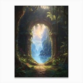 Gateway To The Jungle Canvas Print