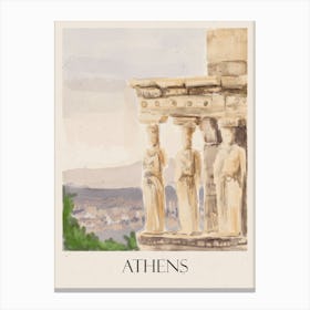 Athens Digital 1 Canvas Print