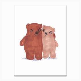 Bear Friends 1 Canvas Print