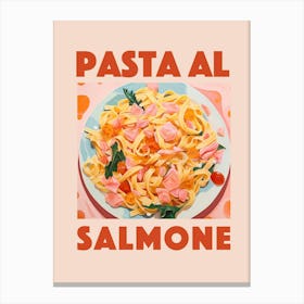 Pasta Al Salmone Canvas Print