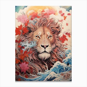 Lion Of The Sea Canvas Print