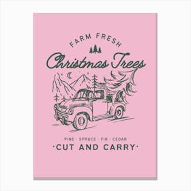 Farm Fresh Christmas Tree 1 Canvas Print