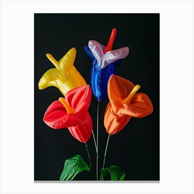Bright Inflatable Flowers Gloriosa Lily 1 Canvas Print