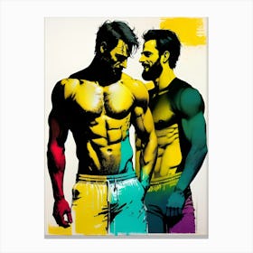 Two Men Canvas Print