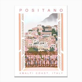 Positano, Amalfi Coast, Italy Canvas Print