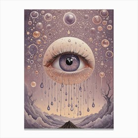 Lavender Eye Canvas Print