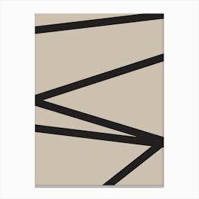 Abstract Lines minimalism art Canvas Print
