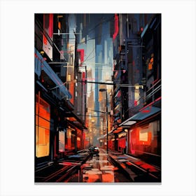 Urban Abstract Minimalist 1 Canvas Print