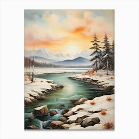 Winter Landscape 35 Canvas Print