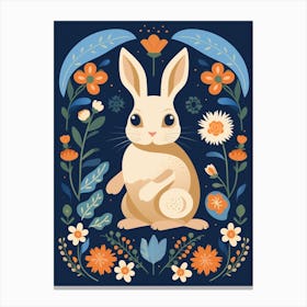 Baby Animal Illustration  Rabbit 2 Canvas Print