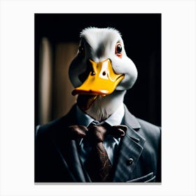 The Dapper Duck Canvas Print