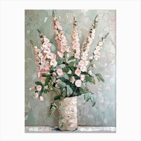 A World Of Flowers Snapdragons 4 Painting Canvas Print