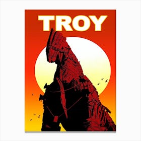 Troy, Wooden Horse, Turkey Canvas Print